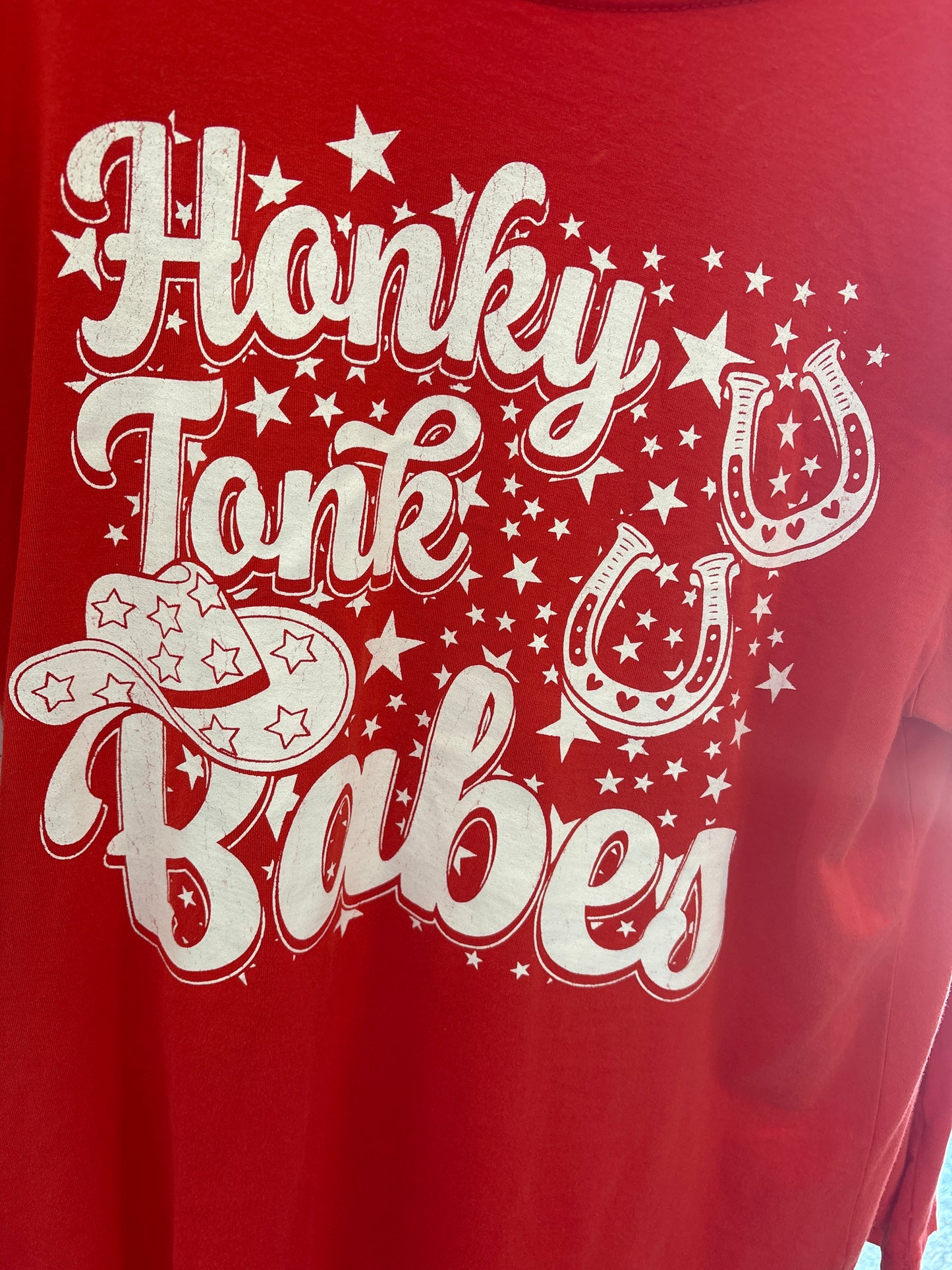 Honky Tonk, babe T-shirt by recycled karma