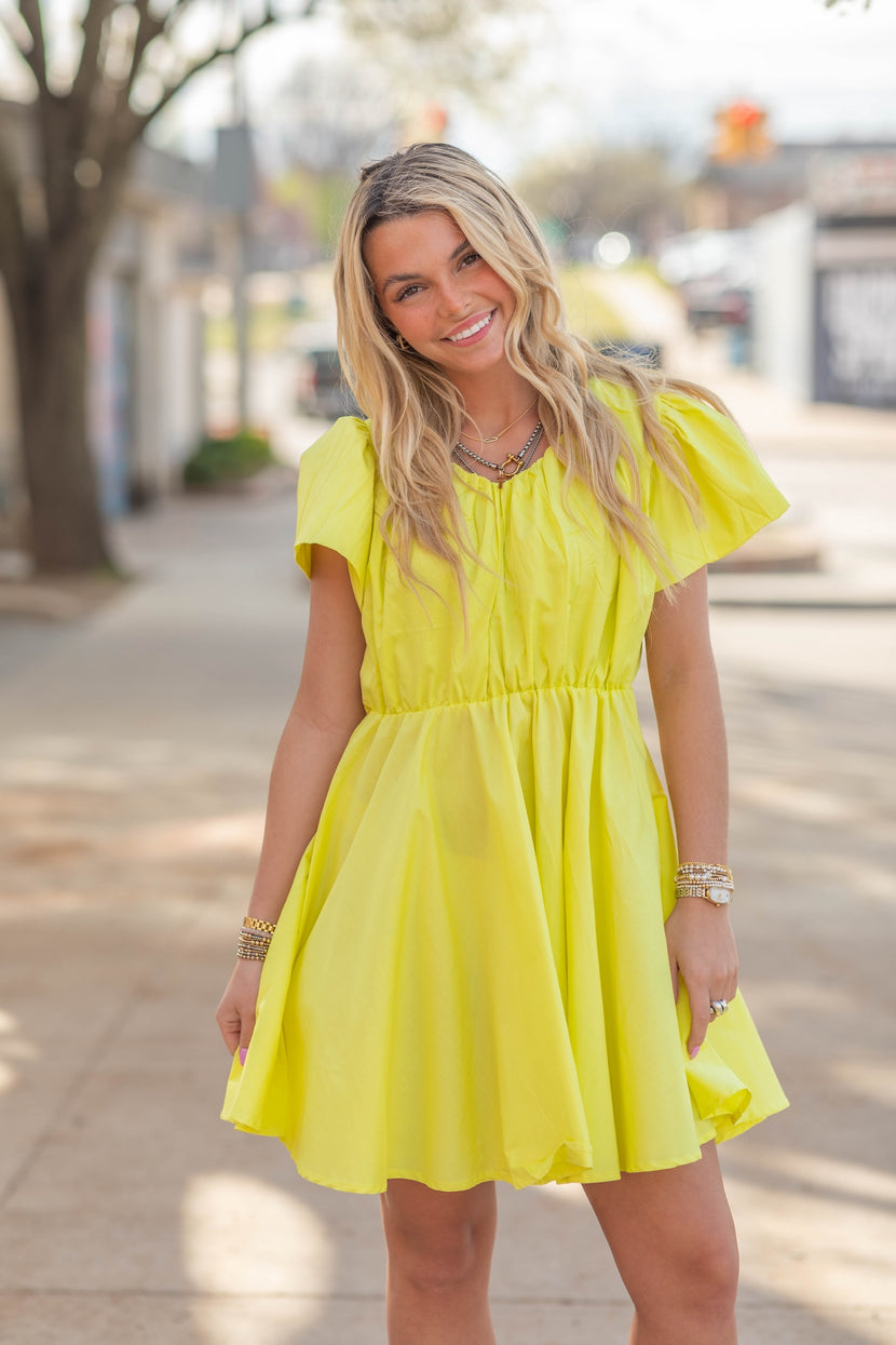 Yellow Mini by Sincerely Ours