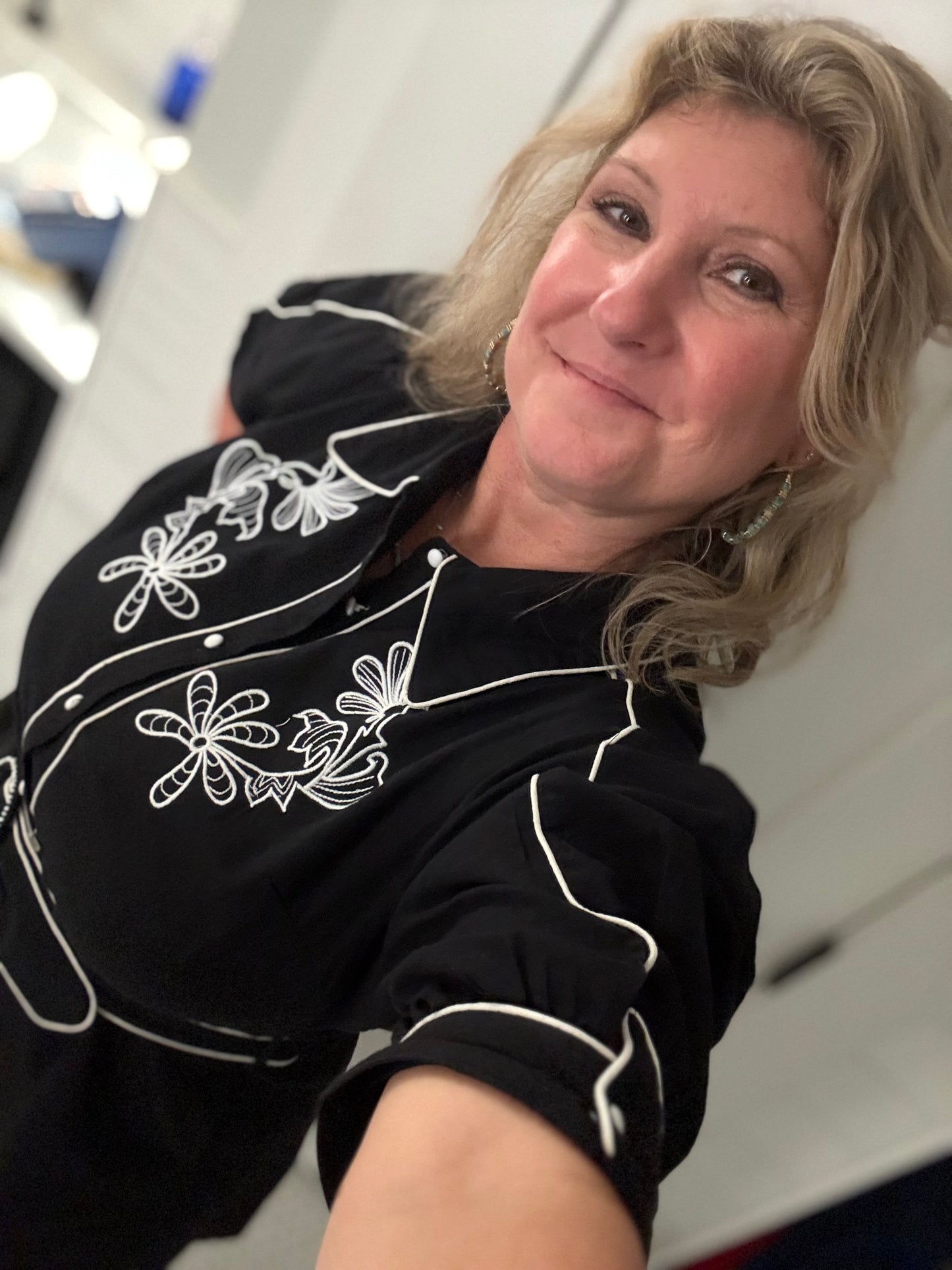 Western Girl Black Mini by Ciebon