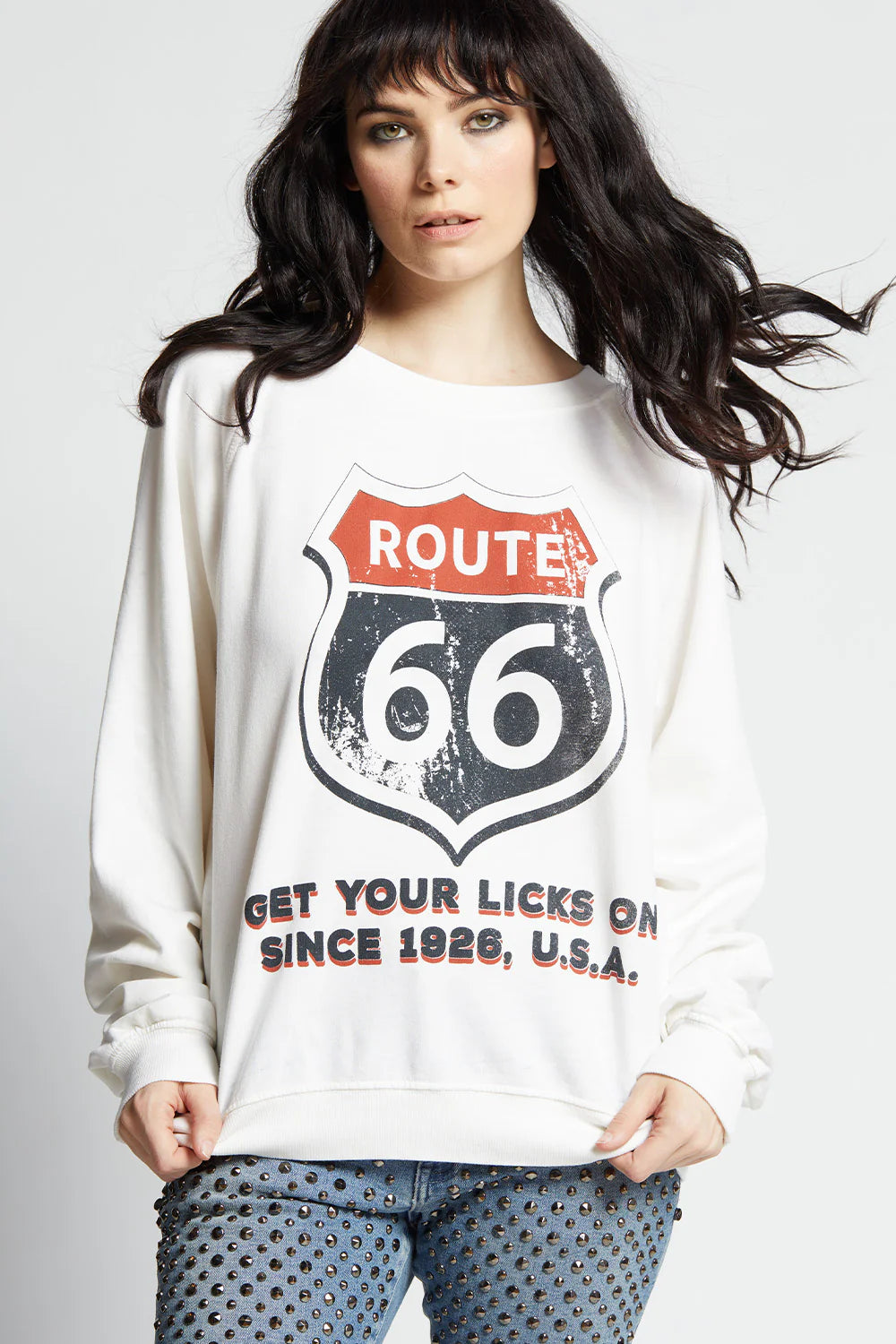 Route 66 sweatshirt by recycled karma