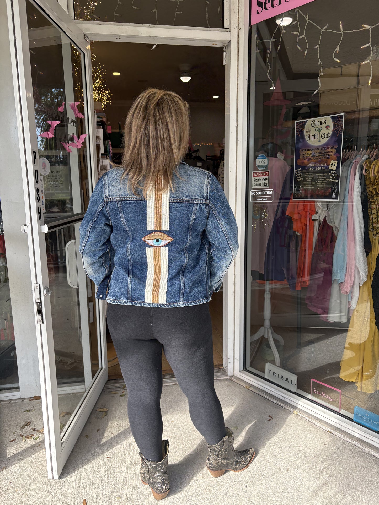 Evil Eye Jean Jacket