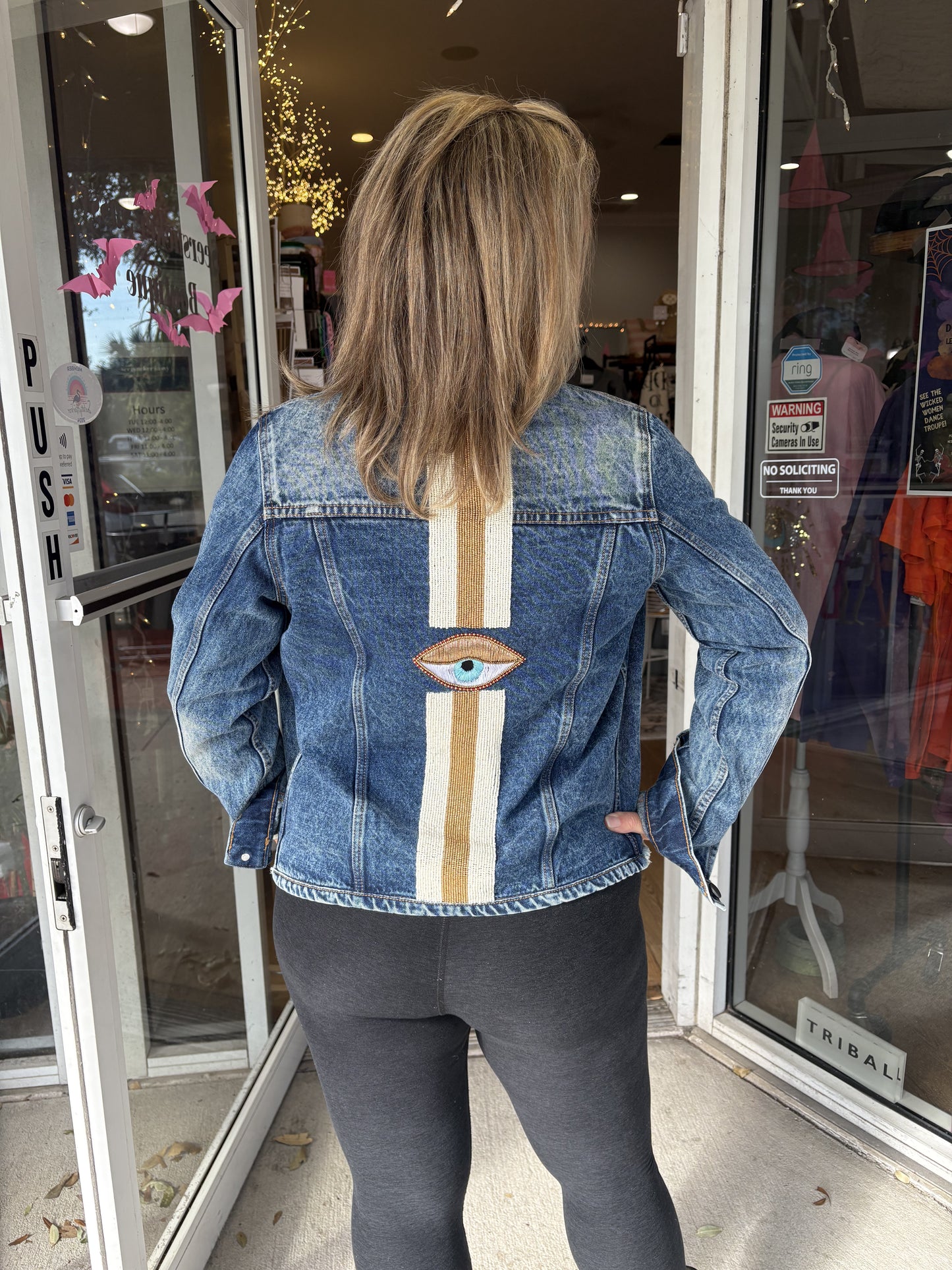 Evil Eye Jean Jacket