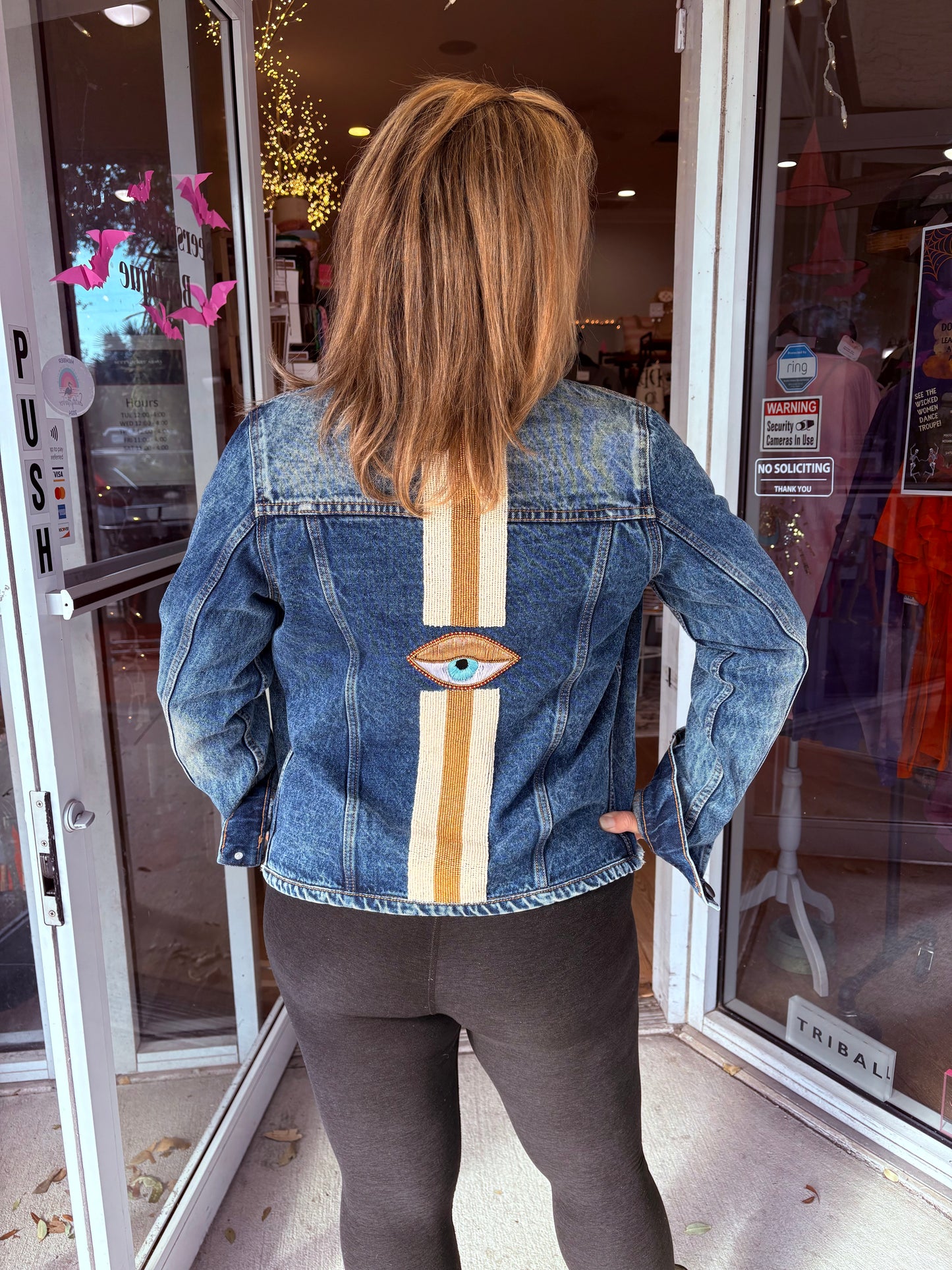 Evil Eye Jean Jacket
