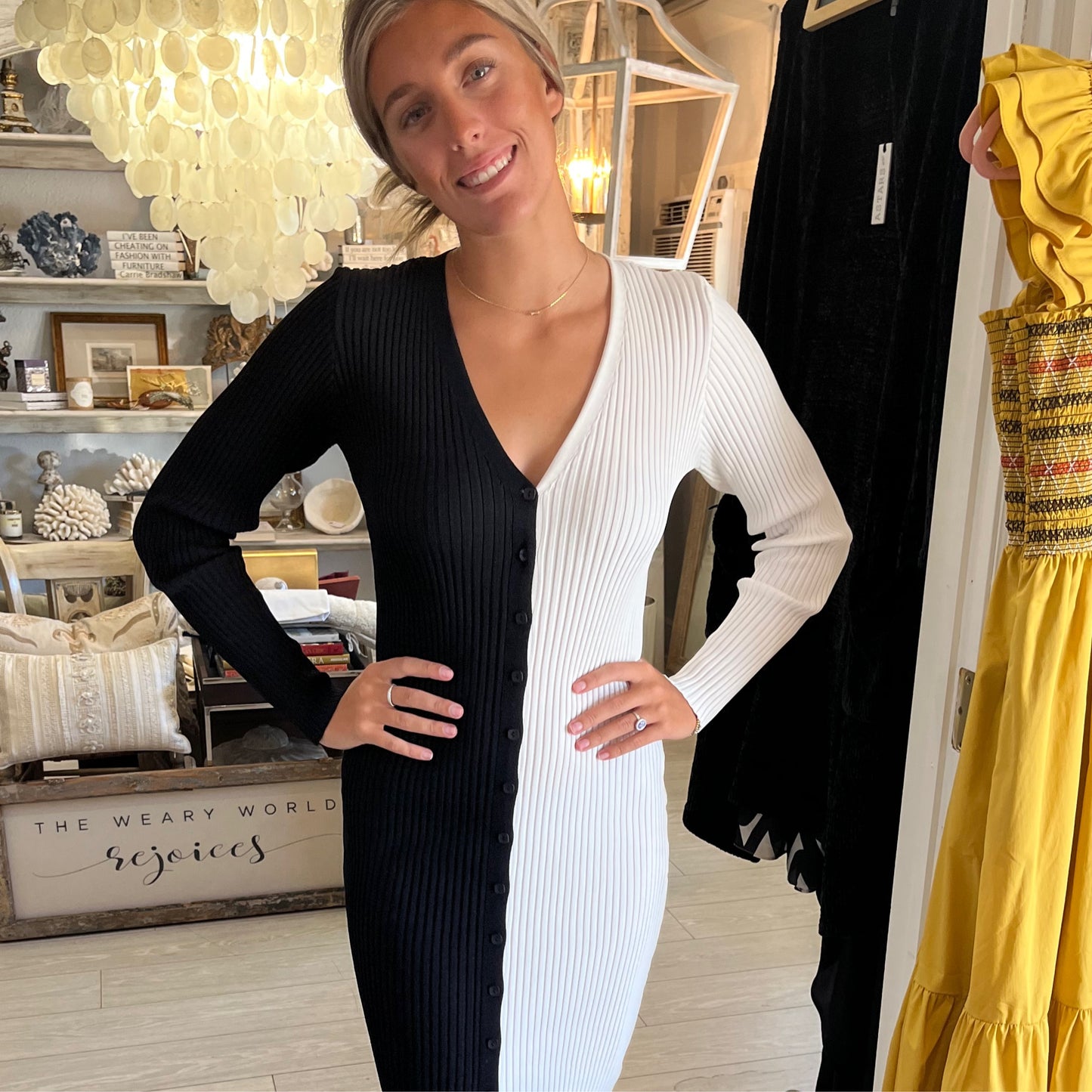 Color Block Midi