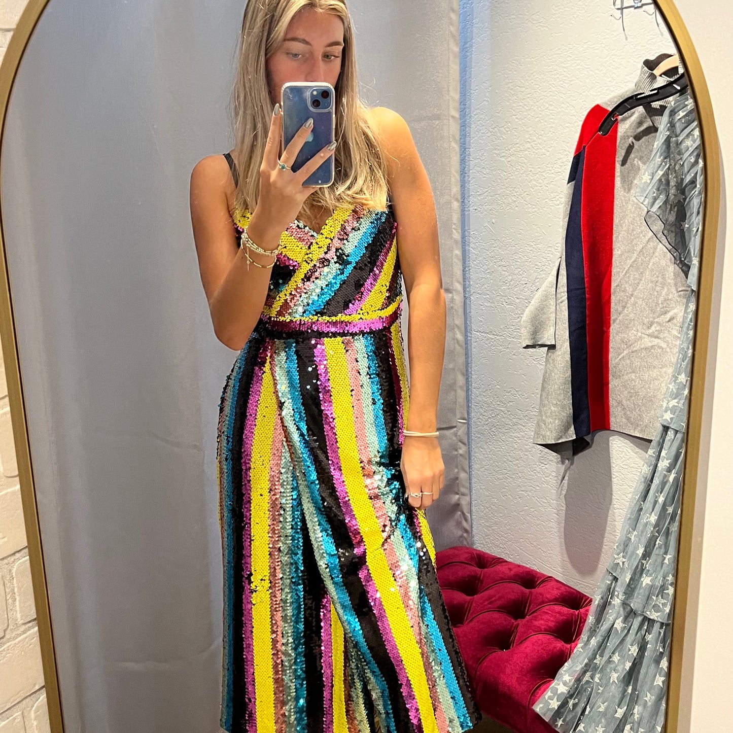 Solana Midi Sequin Dress