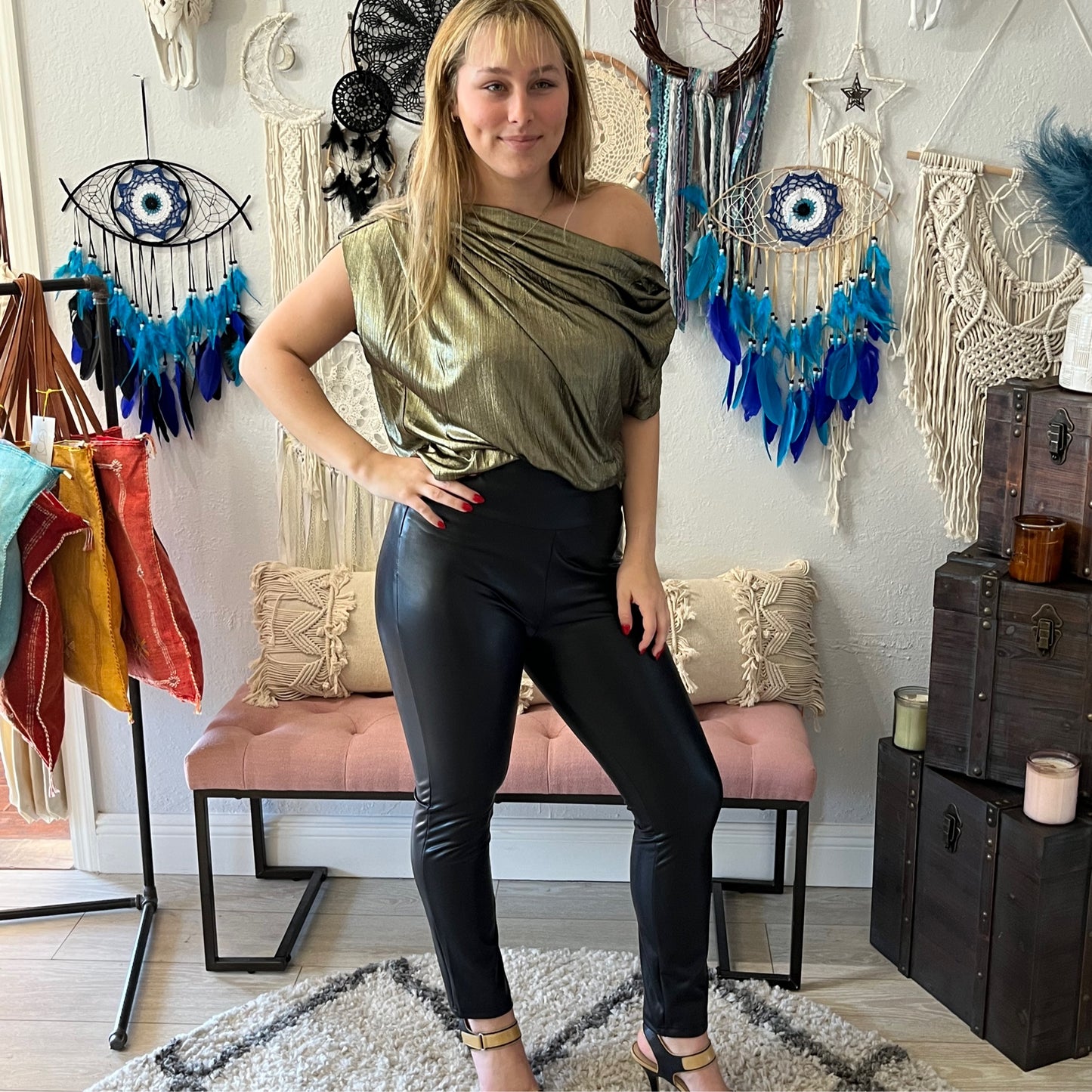 Leather pants by Elan