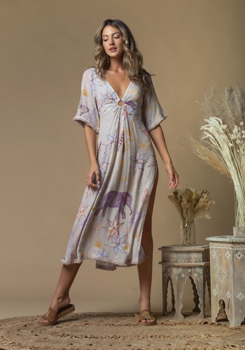 Lilac Maxi Dress by Z&L Europe