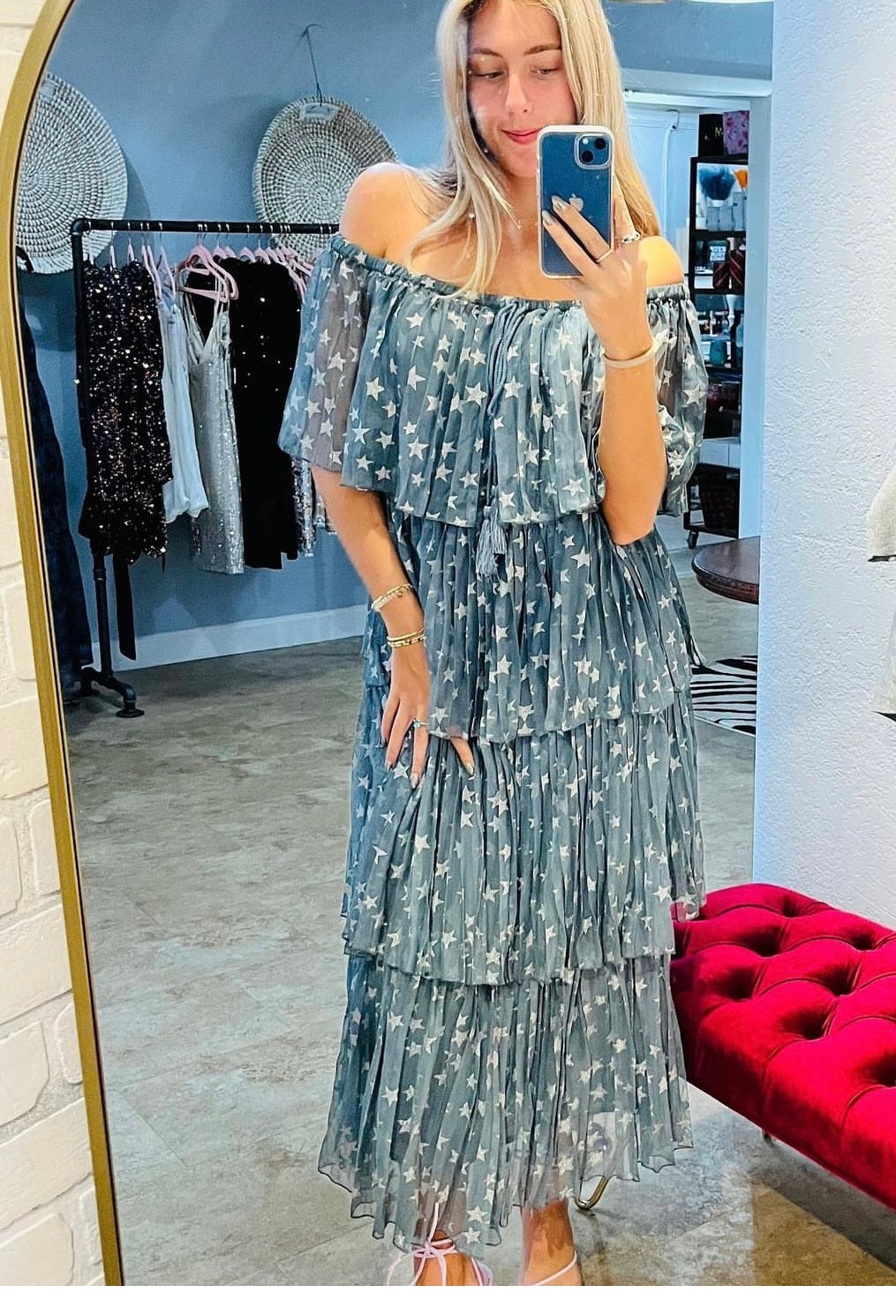 Noite Layered Tulle Dress