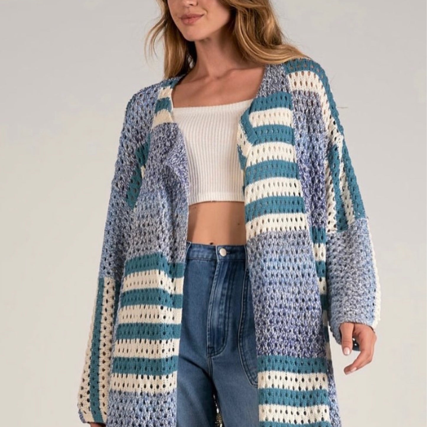 Crochet Duster by Elan