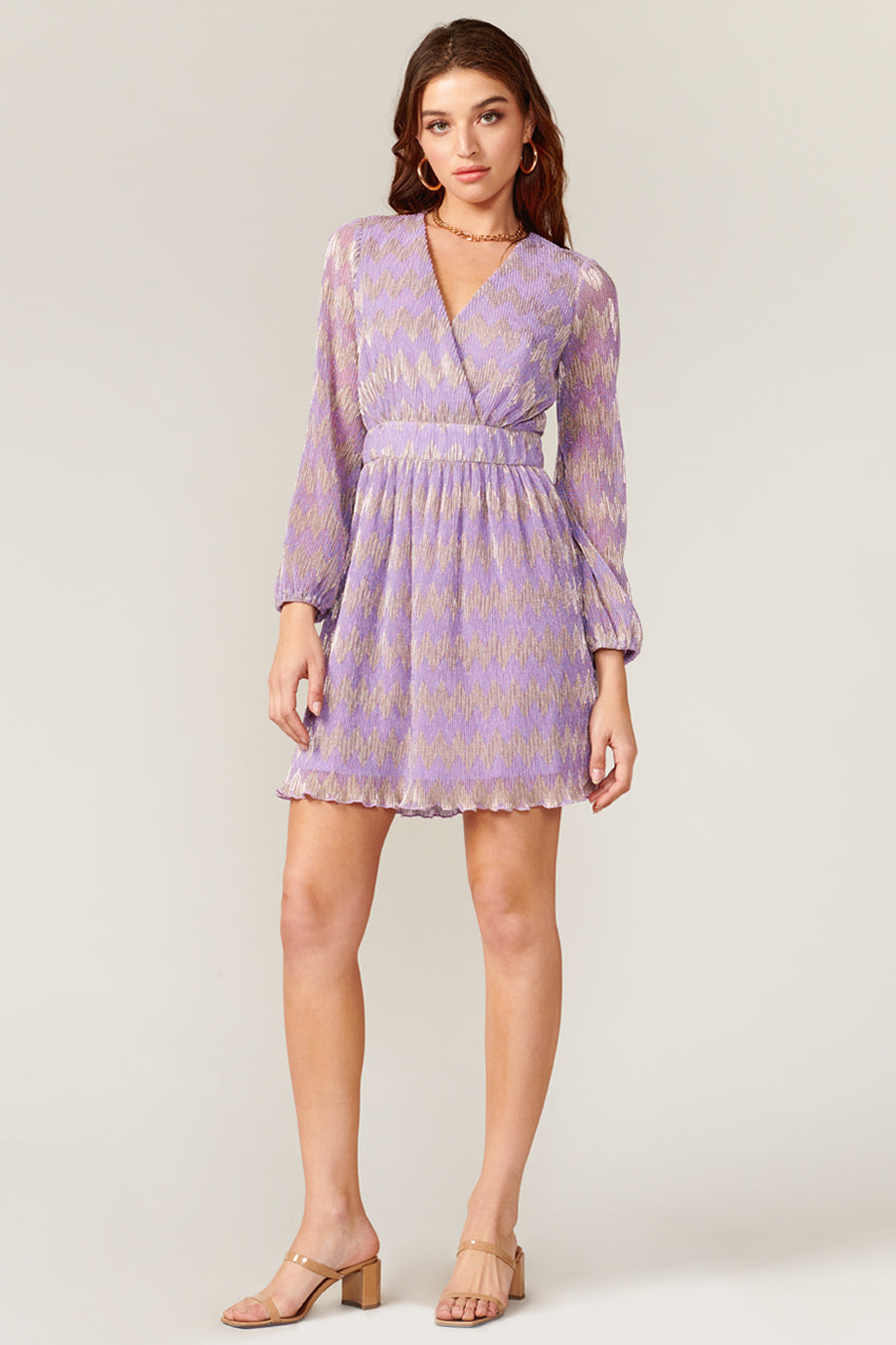 Lori Lurex Pleated Mini by Adelyn Rae