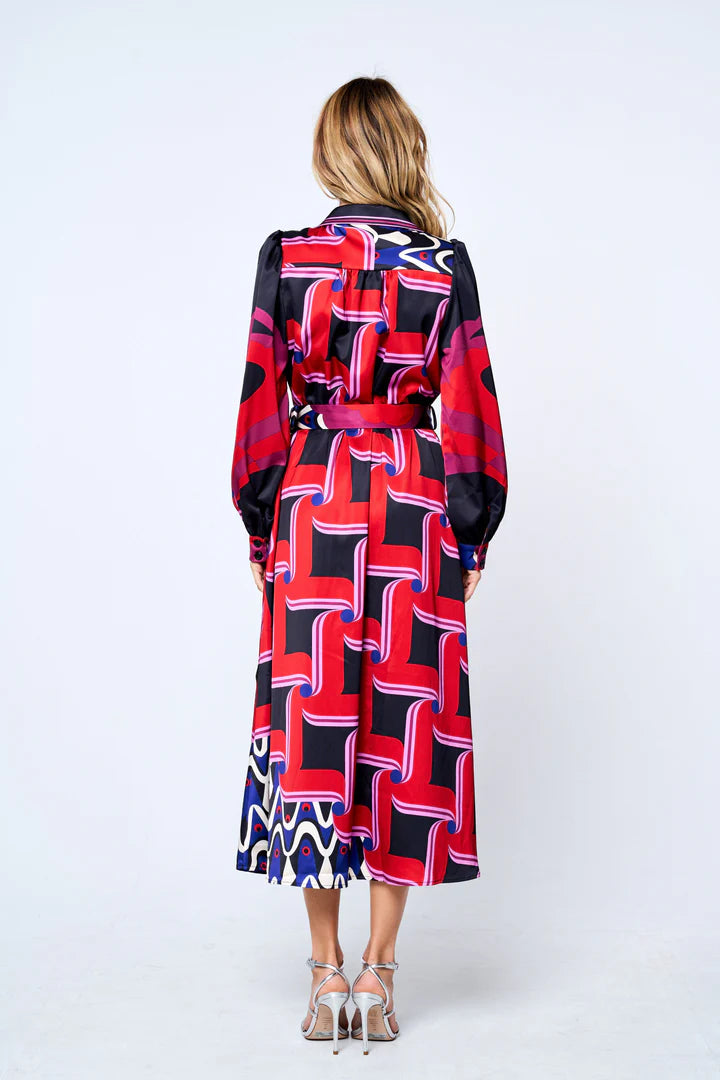 Boho Multi-Colored Maxi Dress by Ciebon