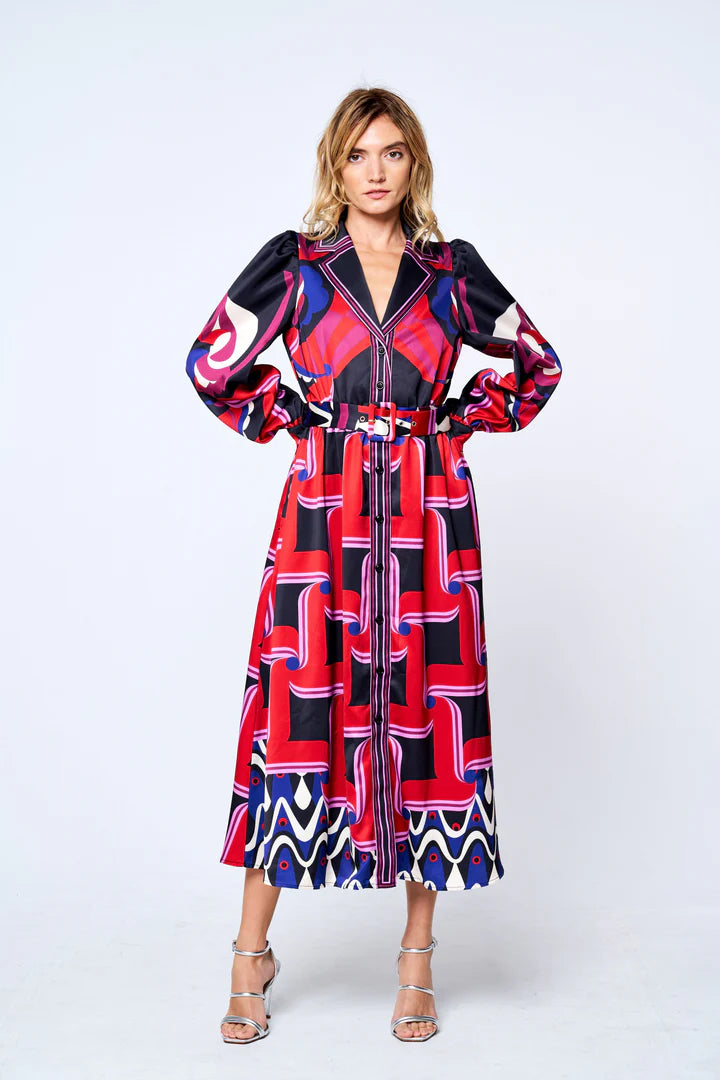 Boho Multi-Colored Maxi Dress by Ciebon