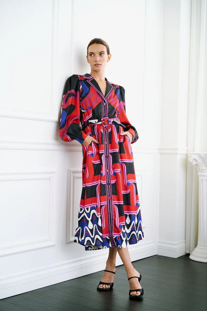 Boho Multi-Colored Maxi Dress by Ciebon