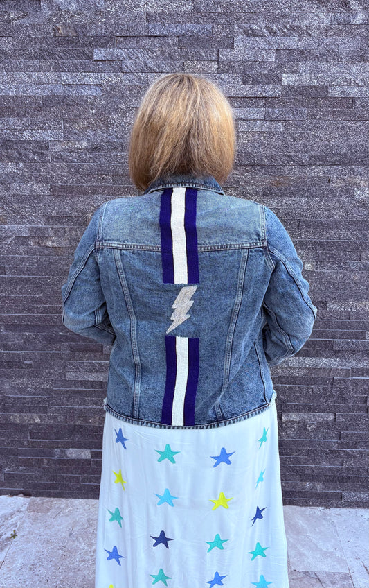 Lightning Bolts Denim Jacket