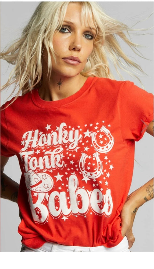 Honky Tonk, babe T-shirt by recycled karma
