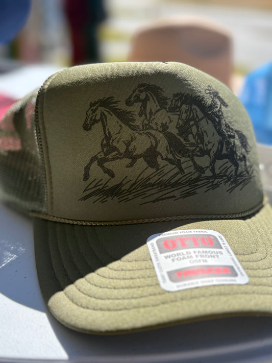 COWGIRL Western Trucker Hat
