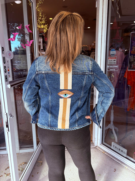 Evil Eye Jean Jacket