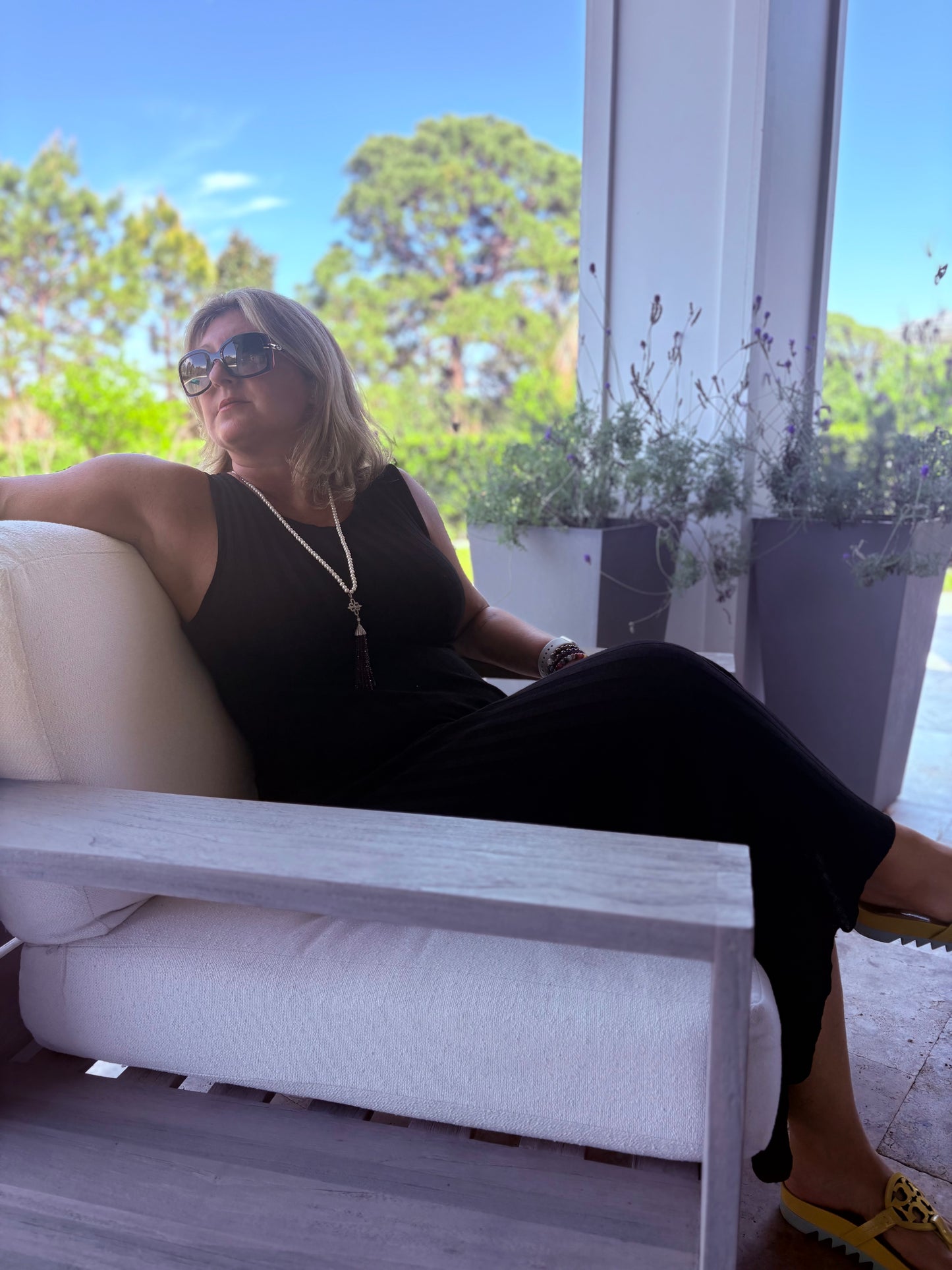 Black cover up maxi by elan