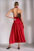 Backless Red Maxi by Elan