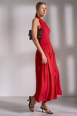 Backless Red Maxi by Elan