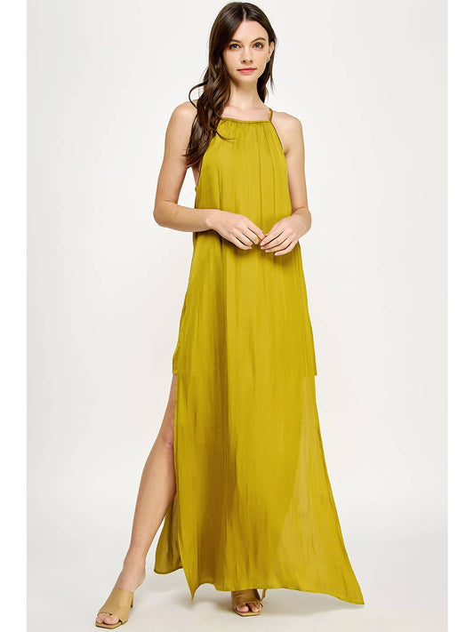 Silky slip dress
